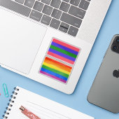 Trigender Pride Aufkleber (Laptop mit iPhone)