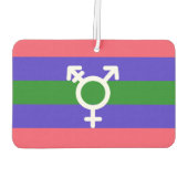 Trigender Pride Autolufterfrischer (Rückseite)