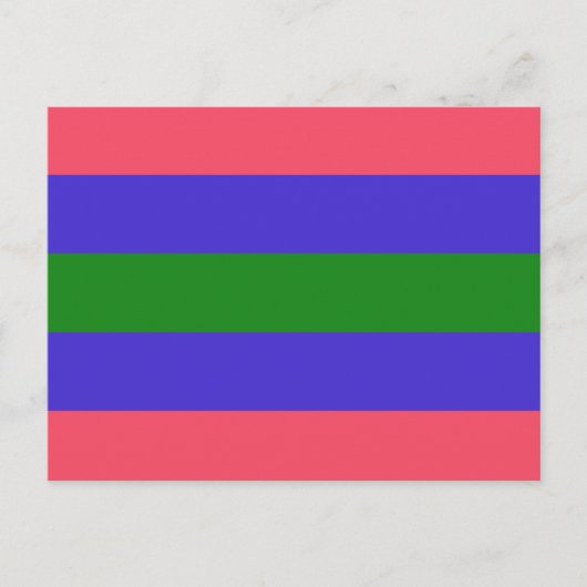Trigender Pride Flag Postkarte (Vorderseite)