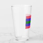 Trigender Pride Glas (Rechts)