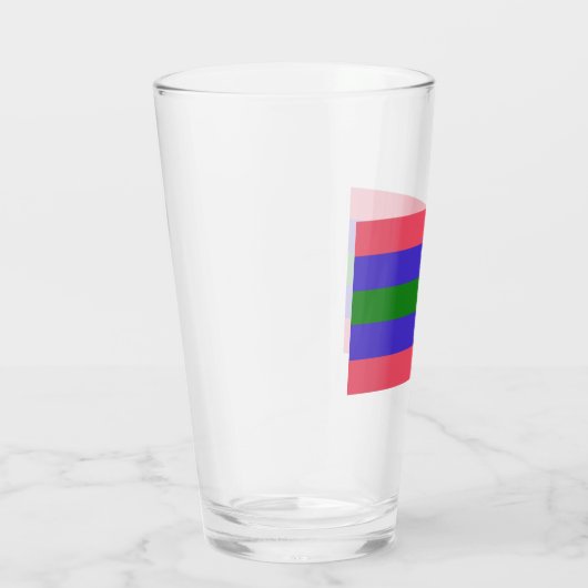 Trigender Pride Glas (Rechts)