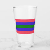 Trigender Pride Glas (Vorderseite)