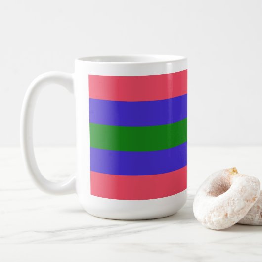 Trigender Pride Kaffeetasse (Mit Donut)
