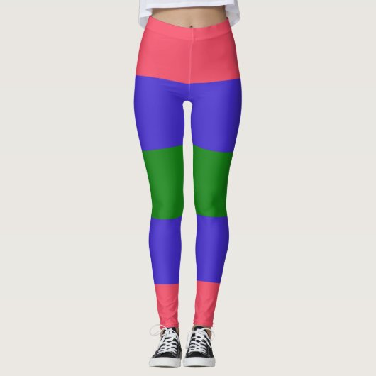 Trigender Pride Leggings (Vorderseite)
