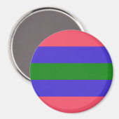 Trigender-Prix-Flag Magnet (Vorderseite/Rückseite)