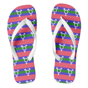 Trigender Stolz Badesandalen