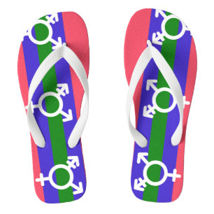 Trigender Stolz Badesandalen