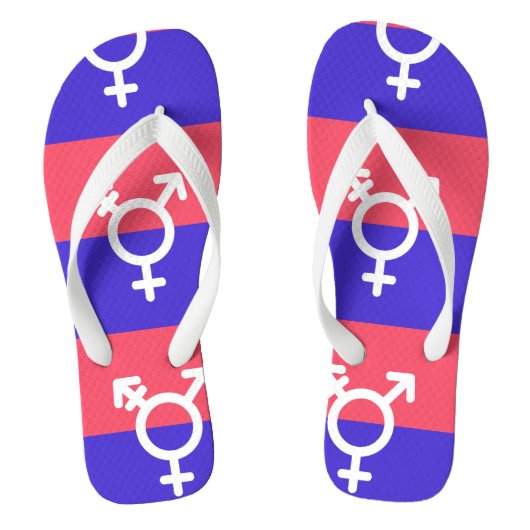 Trigender Stolz Badesandalen (Fußbett)