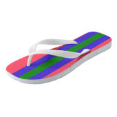 Trigender Stolz Badesandalen (Schrägansicht)