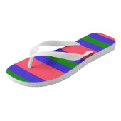 Trigender Stolz Badesandalen (Schrägansicht)