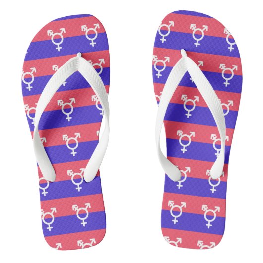 Trigender Stolz Badesandalen (Fußbett)