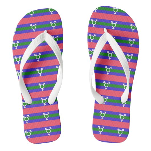Trigender Stolz Badesandalen (Fußbett)
