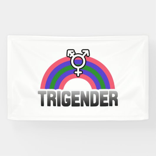 Trigender Stolz Banner (Horizontal)