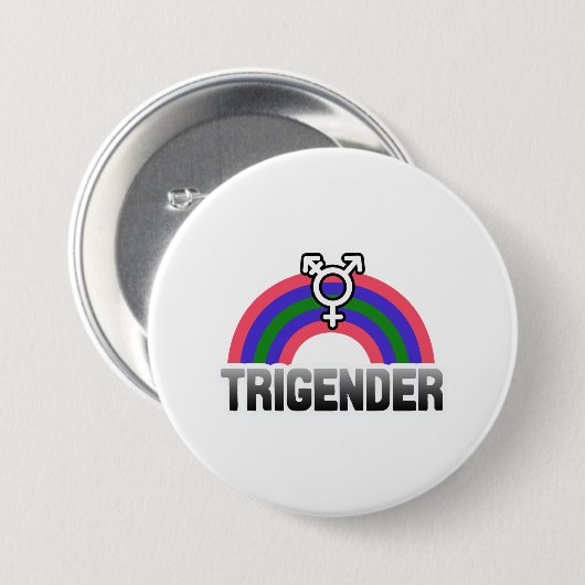 Trigender Stolz Button (Vorne & Hinten)