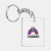 Trigender Stolz Schlüsselanhänger (Vorderseite links)