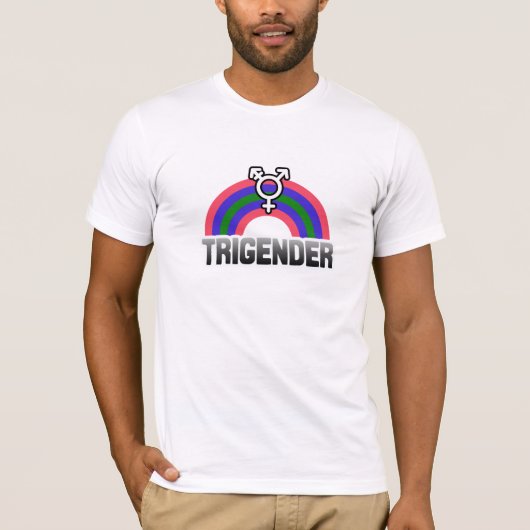 Trigender Stolz T-Shirt (Vorderseite)