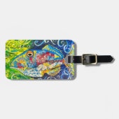 Trigger Fish Luggage Tag Gepäckanhänger (Vorderseite horizontal)