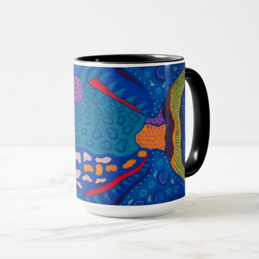 Trigger Fish Mug Tasse (VorderseiteRechts)