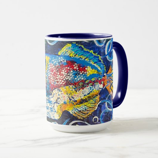 Trigger Fish Tassen Blue (VorderseiteRechts)