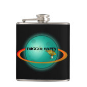 Trigger Happy Flachmann (Vorderseite)