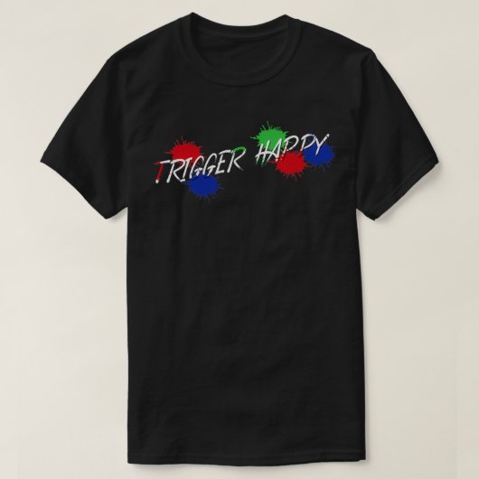 Trigger Happy Paintball T-Shirt (Design vorne)