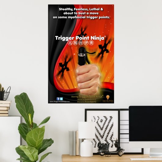 Trigger Point Ninja® 1 Blatt Poster (Heimbüro)