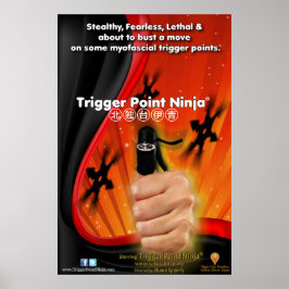 Trigger Point Ninja® 1 Blatt Poster