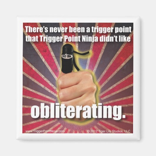 Trigger Point Ninja ® Es gab noch nie einen TrP Magnet (Vorne)