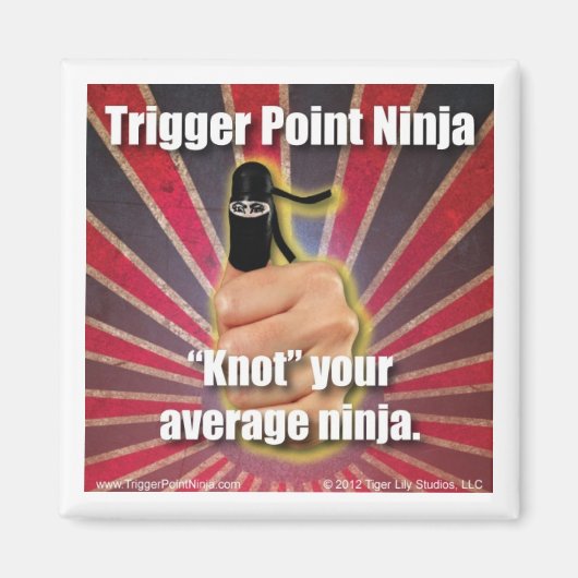 Trigger Point Ninja ® "Knoten" Ihr durchschnittlic Magnet (Vorne)