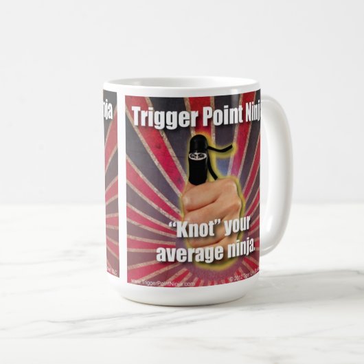 Trigger Point Ninja ® "Knoten Ihr durchschnittlich Kaffeetasse (VorderseiteRechts)