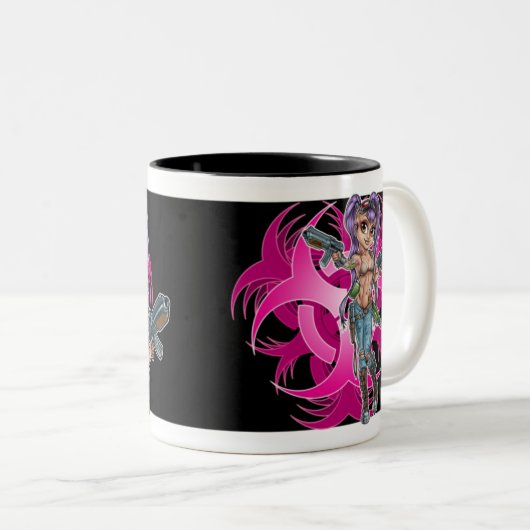 Triggerarmageddon-Tasse Zweifarbige Tasse (VorderseiteRechts)