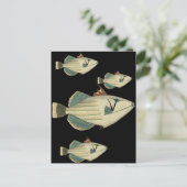 Triggerfisch Postkarte (Stehend Vorderseite)