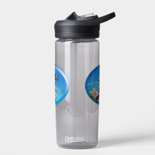 Triggerfische am Korallenriff - Fotografisches Des Trinkflasche (Links)