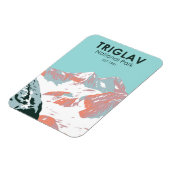 Triglav National Park Mount Triglav Slowenien Magnet (Linke Seite)