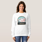 Triglav National Park Mount Triglav Slowenien Sweatshirt (Vorne ganz)