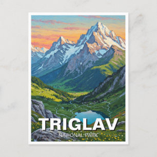 Triglav National Park Slovenien Travel Postkarte