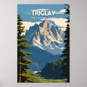 Triglav National Park Traveler Poster
