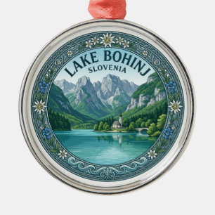 Triglav-Nationalpark — Bohinjer See Ribčev Laz Ornament Aus Metall