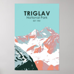 Triglav-Nationalpark Mount Triglav Slowenien Poster
