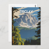 Triglav-Nationalpark Postkarte (Vorne/Hinten)