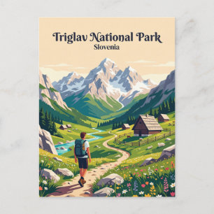 Triglav-Nationalpark Slowenien Postkarte