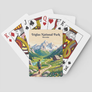 Triglav-Nationalpark Slowenien Spielkarten