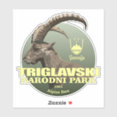 Triglav NP (Alpine Ibex) WT Aufkleber (Blatt)