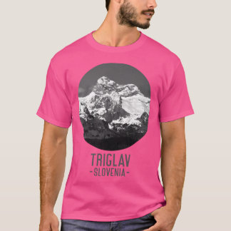 Triglav Slovenje Mountain Peak Foto T-Shirt
