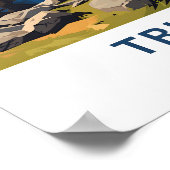 Triglav Sloveny Travel Print Poster (Ecke)