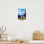 Triglav Sloveny Travel Print Poster (Küche)