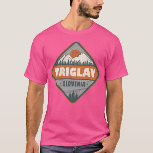 Triglav Slowenien Slowenische Alpen Vintage Wander T-Shirt