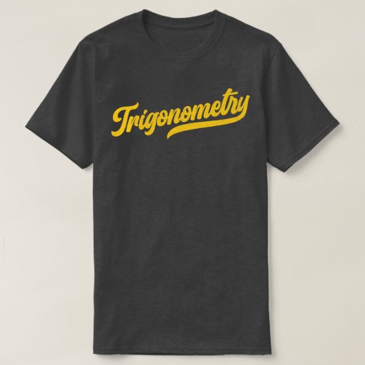 Trigonometrie Cool Math T-Shirt (Design vorne)