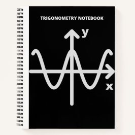 TRIGONOMETRIE COSINE SIGN NOTEBOOK NOTIZBLOCK