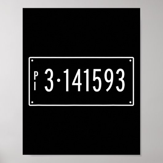 Trigonometrie der Geometrie der Pi-Tagesmathematik Poster (Vorne)